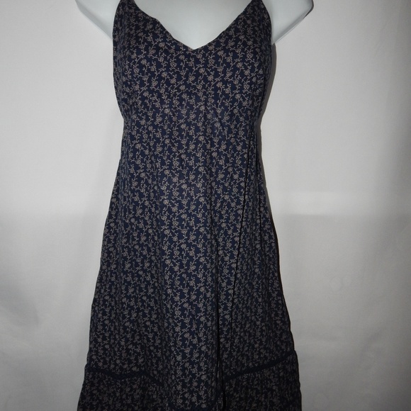 Converse One Star Dresses & Skirts - Converse One Star Dress Blue Floral Halter Tie
